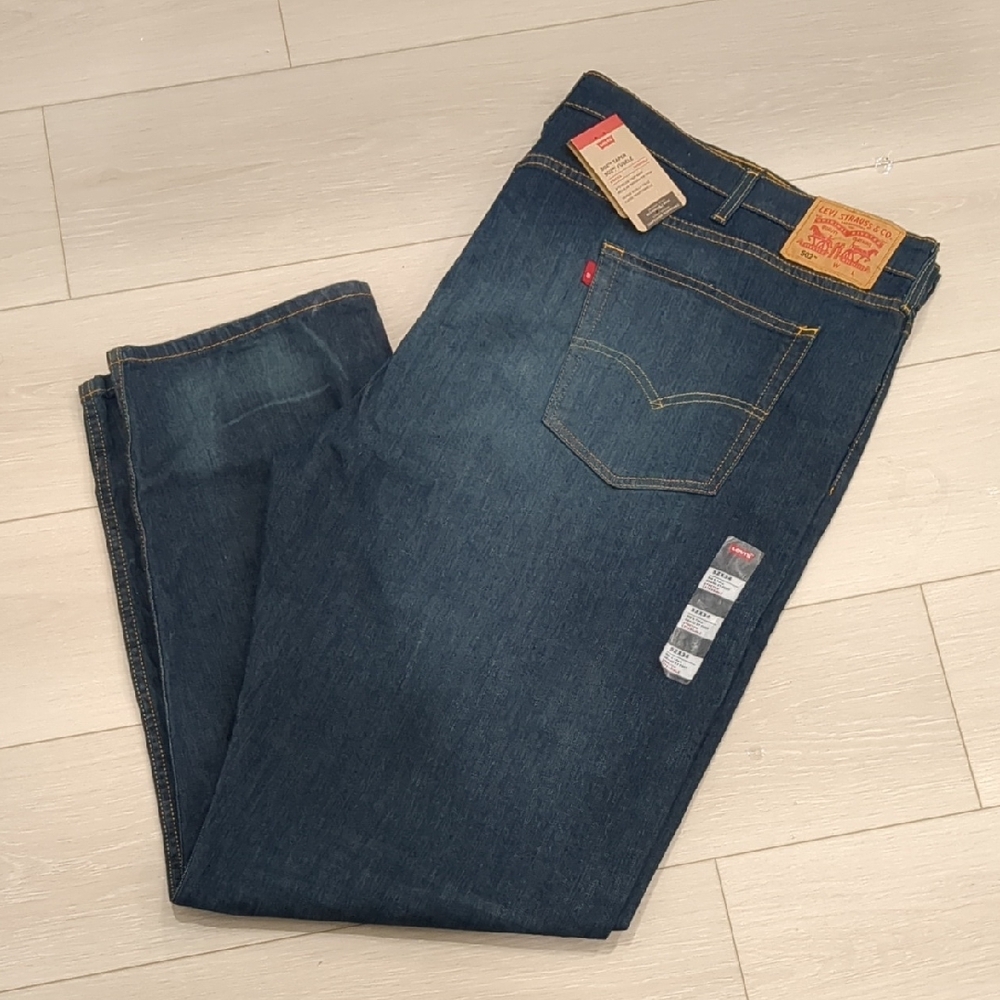Levi's 502 Taper Men's Dark Indigo Straight Jeans